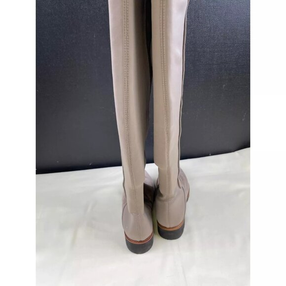 Franco Sarto Women's Leather Tan Over the Knee Boots Shoes SIze 5.5 SKU 5261 - Picture 3 of 6